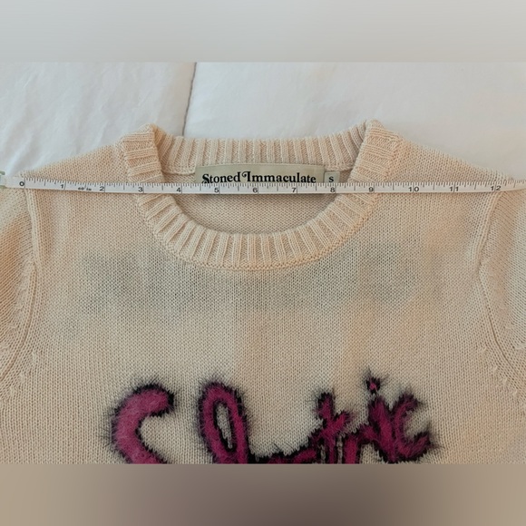 NWOT Stoned Immaculate + Jimi Hendrix Electric Lady sweater size Small 🎸💫💖 - Picture 9 of 10